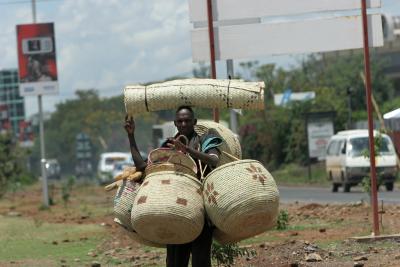 Dpart pour la rserve dAmbosli - Banlieue de Nairobi