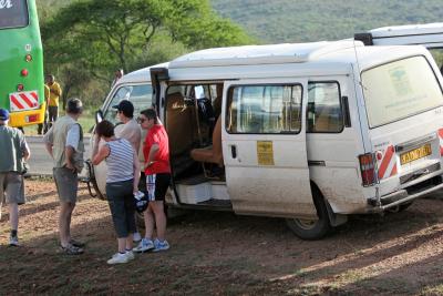 En route pour la rserve d'Ambosli