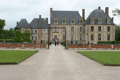 Visite du chateau de la Fert Saint-Aubin situ en Sologne