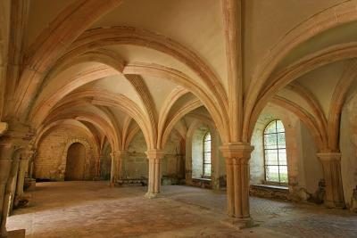 Visite de l'abbaye de Fontenay - La salle capitulaire