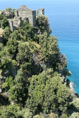 Le village de Nonza sur la cte ouest du cap corse