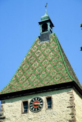 19 Visite de la ville dObernai - dtail du clocher