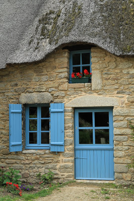 Maison  toit de chaume de Krhinet un village class de la Grande Brire - MK3_4423_DXO.jpg