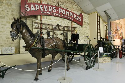 Visite du muse des Sapeurs-Pompiers du Val d'Oise  Osny