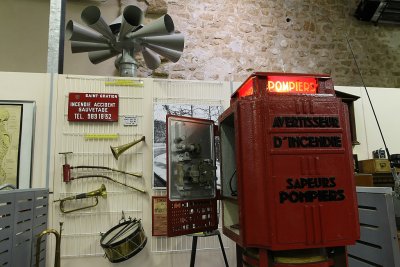 Visite du muse des Sapeurs-Pompiers du Val d'Oise  Osny