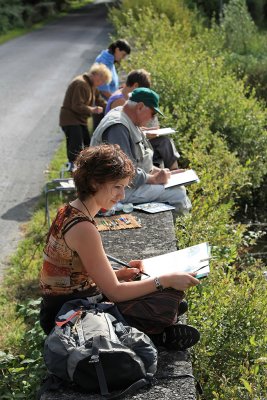 Le groupe du cours d'aquarelle de Kerhinet à l'étang de Sandun - MK3_4753_DXO.jpg