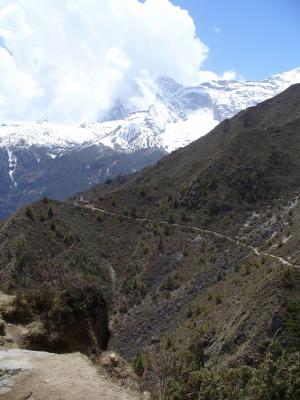 Road to the Mt. Everest, of course no car!