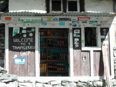 Shop on the mountain route
