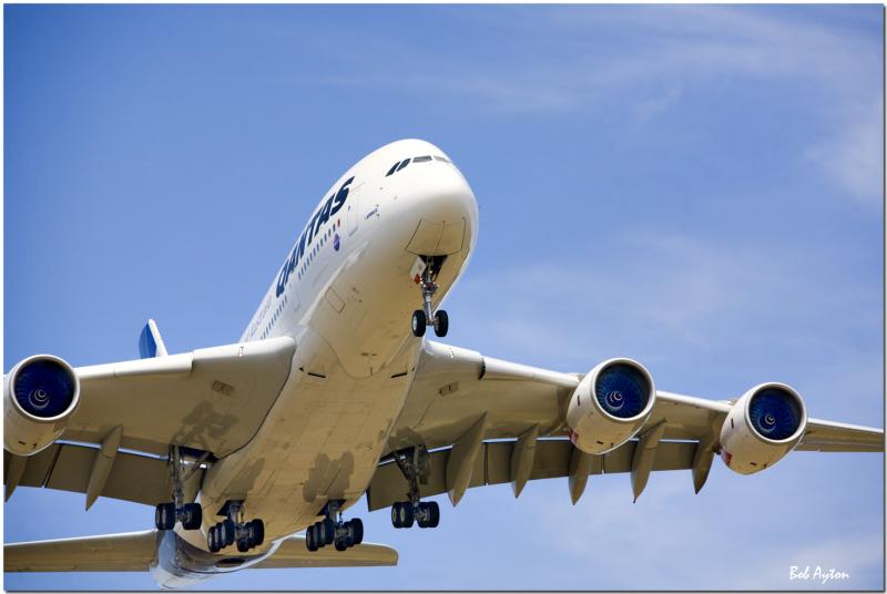 A380 Airbus arrives in Melbourne