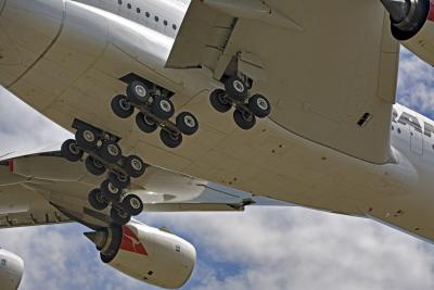 A380 Airbus arrives in Melbourne