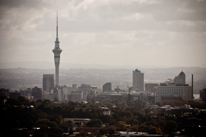 Auckland panorama from One Tree Hill