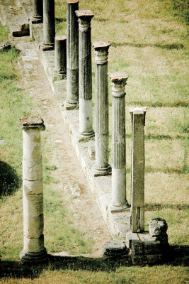 ruins of a Roman theatre in Volterra
