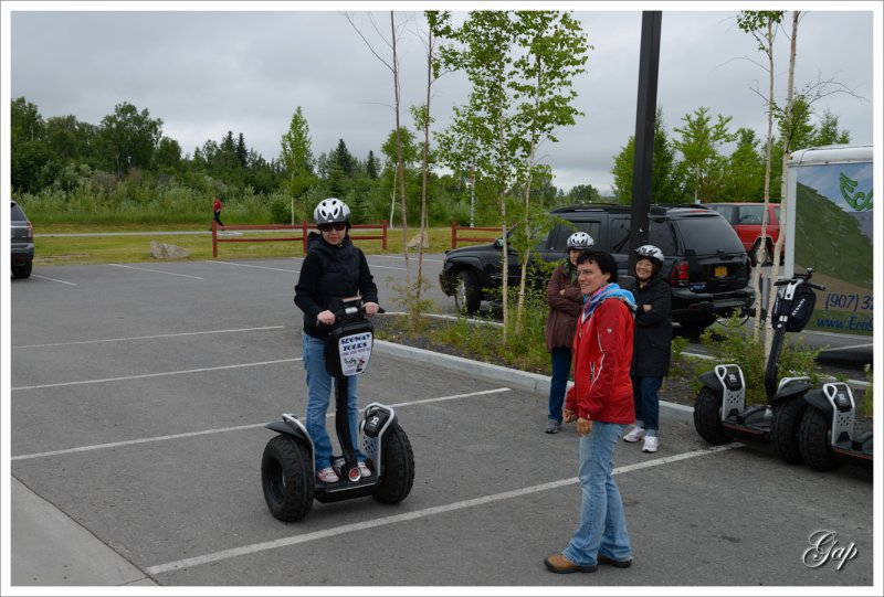 Riding Segway in Fairbanks