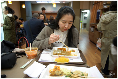 at Woorijip, self-serve Korean restaurant