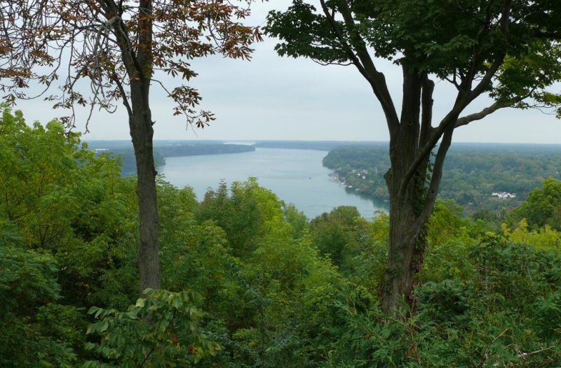 Niagara River from Brocks Monument, Queenston Heights