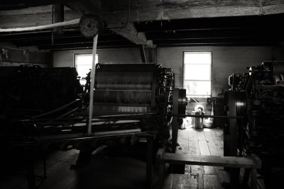 Carding machines, Upper Canada Village, Morrisburg, Ontario