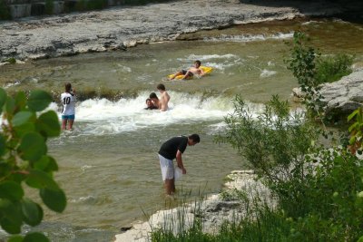 Cooling Off, Ganaraska River, Port Hope, Ontario