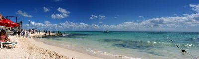 The Beach, Playa del Carmen, Mexico - Panorama