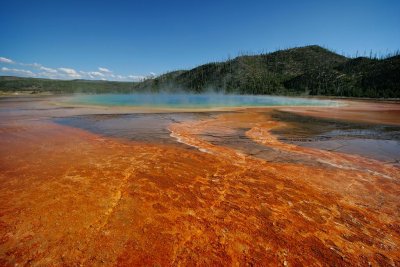 Grand Prismatic Spring and Cyanobacterial Mats, Yellowstone National Park