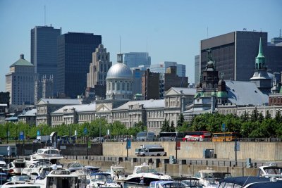 Marche Bonsecours from Quai de l'Horloge, Montréal