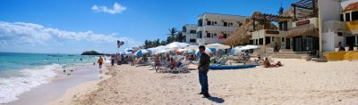 The Beach, Playa del Carmen, Mexico -  Panorama