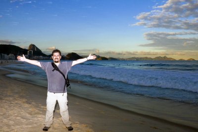 On Copacabana Beach