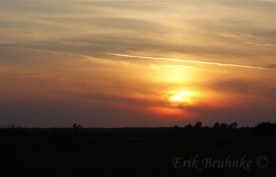 Sunset at Crex Meadows