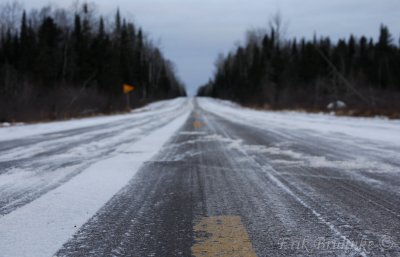 Snowy road