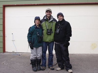 Clare, Eric and I... they were visiting all the way from Indiana!