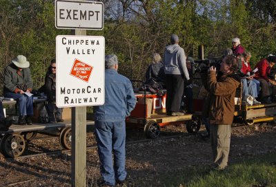 Recording the train ride, from the start