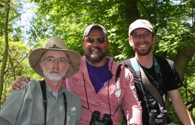 Rob, Rob and I. These guys were a hoot to birdwatch with!