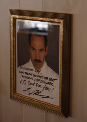 The Soup Nazi was here! Too cool!