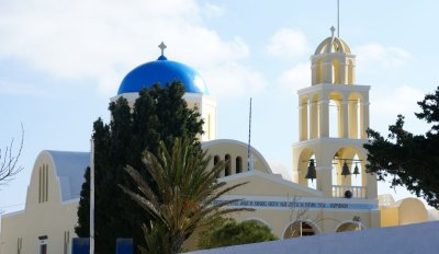 Large Orthodox Greek Church in Oia.