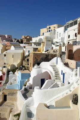 Picturesque residences in Oia.