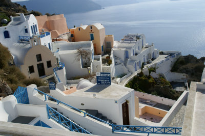 Picturesque Oia - arguably, the most spectacular village in Santorini.