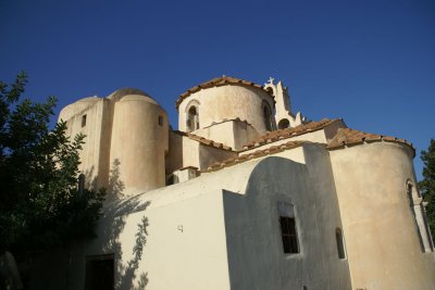 The Episcopi Gonia- the oldest Byzantine church in Santorini near Pyrgos village.