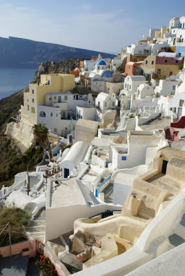 Tiered landscape of Oia.