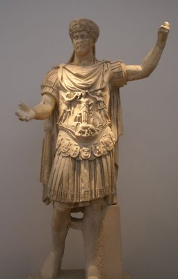 Another well preserved Roman General rendered in pentelic marble.