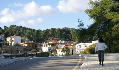 Entering the City of Olympia from the Sanctuary of Ancient Olympia.