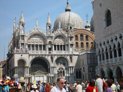 The Palace adjacent to the Basilica of San Marco.