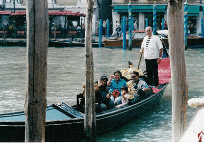 The culmination of a truly memorable and sensuous experience on the Ventian Gondola in Realto!