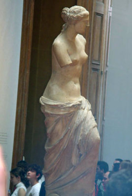 The celebrated Venus De Milo within the Louvre.