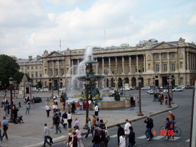 Panoramic View of Le Musee Nationale de Louvre (The Louvre Museum).