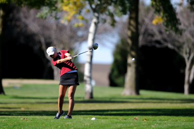 Chesea tees off on #14