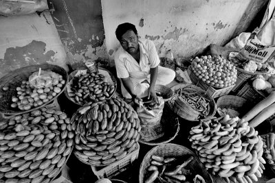 A Vegetable Seller in Eastern India