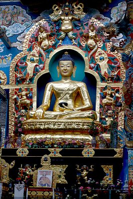 Lord Budha at a Tibetan Monastery in Southern India