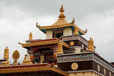 A Temple at a Tibetan Monastery in Southern India