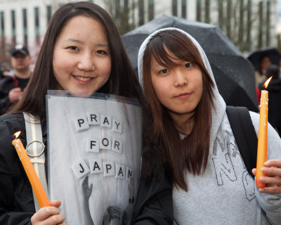 Candlelight Vigil for Japan