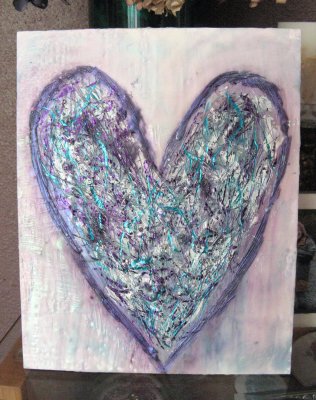 Besso Encaustic Creation Heart 2011