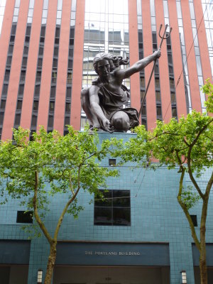 The Portland Building Sculpture